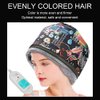 hair oil,Hair Steamer Cap, 3 Gears Electric Hair Deep Conditioning Heating Oil Treatment Baking Hat Nourishing Hair Care Tool Spa Hot Head Care for Home Use(US)