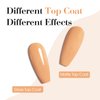 CANNI Creamy Orange Gel Nail Polish, 1Pcs Nude Gel Polish Pastel Orange Summer Color Nail Polish Gel High Gloss Soak Off U V Gel Nail French Nail Manicure Salon DIY