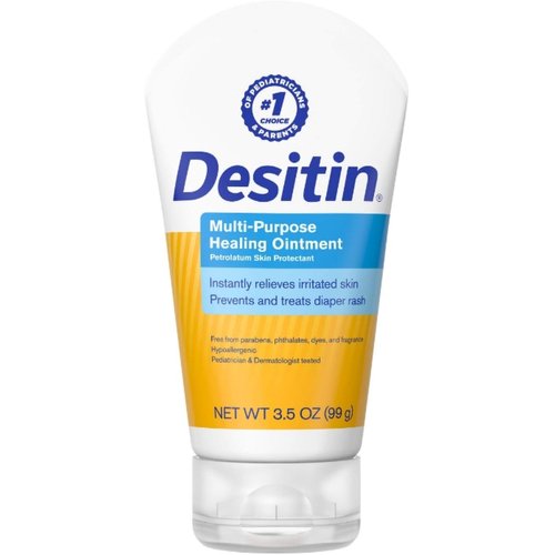 DESITIN Multipurpose Baby Diaper Rash Ointment with White Petrolatum Skin Protectant, 3.5 oz (Pack of 2)