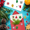 Aflyu 384 Pieces Christmas Foam Stickers Self Adhesive Christams Foam for Christmas Party Craft Decoration
