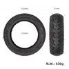 ZAITUO 9.5 x 2.50 9.5" Rubber Explosion-proof Tubeless Tire + Straight nozzle Replacement for NIU Kick Scooter KQi3 Pro/Max/Sport Electric Scooter Vacuum Tyre Wheel Parts (1)