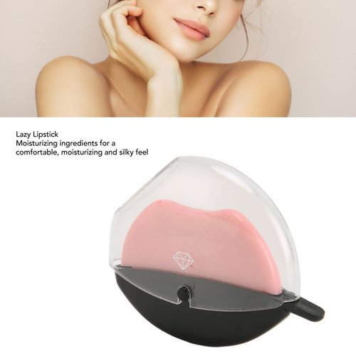 YUYTE Lazy Lipstick, Color Changing Lip Shape Lipstick, Moisturizing Long Lasting Matte Lipstick with Fine Glitter for Women (#3)