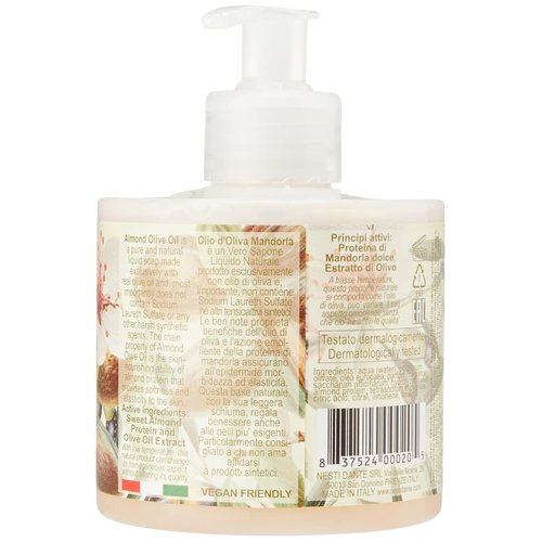 Nesti Dante Natural Liquid Soap Almond Olive Oil 300 ml/10.2 fl oz