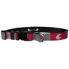 Moose Pet Wear Dog Collar – Washington State University Cougars Adjustable Pet Collars, 1"/Medium, Red/Gray Box Logo