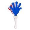 Windy City Novelties 12-Pack 7" Inch Mini Hand Clappers Noisemakers in Bulk (Red/White/Blue)