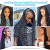 Yifute Human Hair Braiding Hair Deep Wave Bulk 100 percent Human Hair 16Inch Unprocessed Brazilian Hair for Human Hair Extensions 2 Braids Per of 1 pack 50g Human Hair for Micro braiding No Weft
