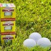 Exploding Golf Balls (Sleeve of 3) - Prank Golf Balls That Explode Into A Cloud of White Smoke Upon Impact - Funny Novelty Golf Gag Gift For Golfers