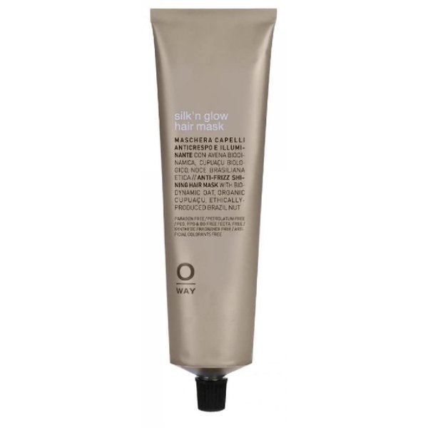 0way Silk and Glow Hair Mask, Made in Italy, Biodynamic Ingredients, Silk & Glow Hair Masque Conditioner Treatment (5 oz - ORIGINAL SIZE)