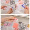 Galepromot 10Pcs Foaming Mesh Bags, Portable Soap Saver Bags Hangable Net Soap Pouches, Nylon Drawstring Bags Shower Foaming Mesh Face Cleansing Tool Soaps