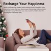 Vivilumens Bedside Lamps with Wireless Charger for Bedroom, Touch Modern 3 Level Dimmable Table Lamp with White Noise Sound Machine, Bluetooth Speaker, Birthday Gifts for Women Who Have Everything