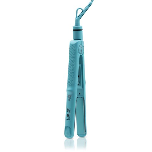 ISO Beauty ISOTSTTURQUOISE-208T Turbo Silk 1' Titanium-Plated Single Pass Flat Iron - Turquoise