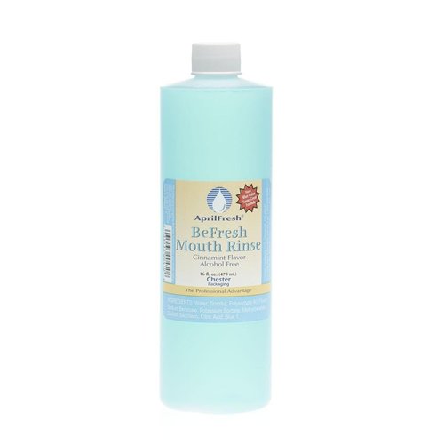 Medline CTR000410 Sparkle Fresh Alcohol-Free Mouthwash, Sensitive on Gums, Fresh Mint, 16 oz. Volume