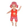 Full Silicone Doll Clothes Outfits for 17.7"- 18.5", Reborn Baby Doll QUTE Suit Accesories Set - Newborn Girl Boy Baby Clothing Gifts Set - RedElephant Set (Clothes Only)