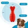 Petstages Grunt Fetch Stick Dog Toy, Bunny, Red
