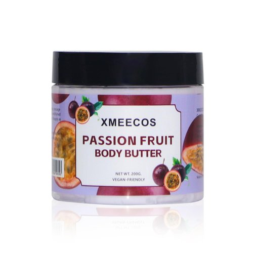 XMEECOS Body Butter| Moisturizing| Vegan friendly| Cruelty-free| for men and women| Gentle| Great for dry skin (Passion Fruit)