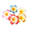 Jinshining 10Pcs Multicolor Hawaii Plumeria Flower Clips, Artificial Tropical Flower Hairpins for Wedding, Beach Party Hair Clips and Barrettes, Hair Accessory, 10 cm, Unisex, 10 Pieces
