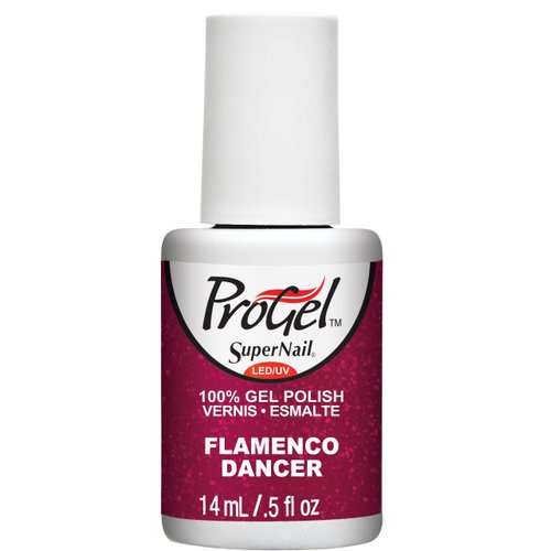 Supernail Progel Nail Lacquer, Flamenco Dancer, 0.5 Fluid Ounce