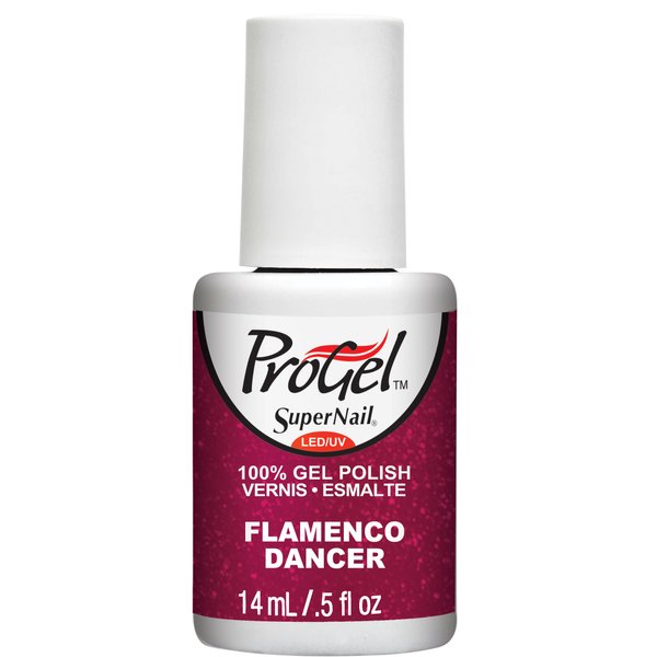 Supernail Progel Nail Lacquer, Flamenco Dancer, 0.5 Fluid Ounce
