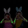 Glow Easter Temporary Tattoos for Kids Party Decorations, 40 Styles Luminous Easter Eggs Party Supplies Favors, Easter Tattoos Stickers (2 Sheets)