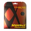 Volkl Cyclone Tour | Tennis Racquet String | Spin & Control | Ten-Sided co-Polymer (Anthracite, 18, Set)
