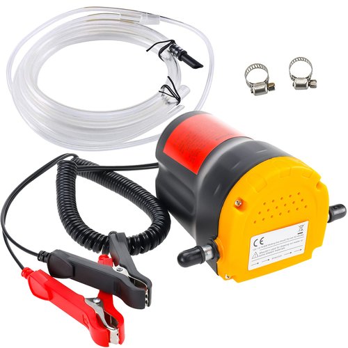 HighFree12V 80W Oil Change Pump Extractor, Electric Transfer Oil Pump, Oil Diesel Fluid Pump Extractor Scavenge Suction Transfer Pump for Boat, Tubes, Truck, RV, ATV
