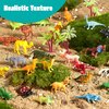 JOYIN 69Pcs Small Animal Figures, Mini Jungle Toy Set with Sensory Bin, Realistic Wild Animal Kingdom, Zoo, Ocean, Farm Animals Figurines, Dinosaur Party Favors, Gifts for Boys and Girls, Kids 3-5