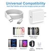for iPhone 15/16 Charger USB C PD 3.0 25W Wall Charger 2 Pack Fast Charging Type C Charger Block with 6FT 3A Cable for iPhone 15/16 Plus Pro Max iPad 10/Pro Mini 6 Air4/5