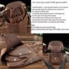 Scissor Pouch Belt, Cowhide Leather Salon Barber Hairdressing Scissor Holster Hair Stylist Shears Holder Tools Waist Bag with Adjustable Strap for Combs, Hair Clips