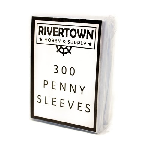 300 Penny Sleeves - Card Protectors for All Trading Cards - 3 Pack of 100 Plastic Card Holders - 300 Card Sleeves - Invest x Protect (Penny Sleeves, 300 Pack)