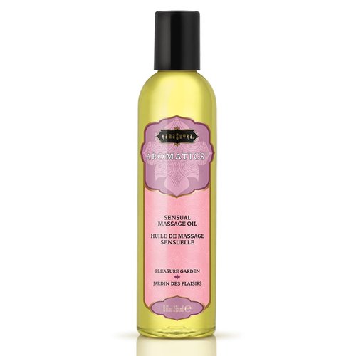 KAMA SUTRA Aromatics Massage Oil Pleasure Garden – 8 fl oz - Rich Blend of Essential Oils - combines rose, jasmine and sandalwood - Massage Oil for Body - Romantic, Relaxing, Sensual Massage