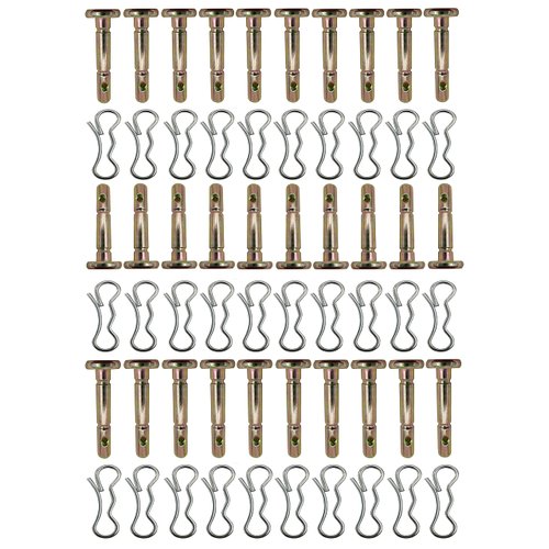 30 pcs 738-04124A and 714-04040 Shear Pins and Cotter Pins for Cub Cadet MTD Troy Bilt Snowblowers