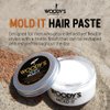Woody's "Mold It Hair Paste, Medium Hold Matte Finish Styling Product For Men, Adds Texture & Volume, 3.4 oz