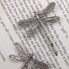 4 Pcs Silver Dragonfly Hair Clip Wedding Retro Antique Barrette Bridal Headdress Color Head Wear Styling Hair Accessories Hair Styling Pins for Girls Women Ladies Bobby Pins Hairpins