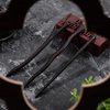 3 Pieces Wood Hair Sticks, Japanese Pencil Hair Clips for Buns, Ebony Hair Accessories for Women and Girls - 3 Styles