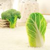 GracesDawn Green Simulation Vegetables, red Peppers, Broccoli, Bitter Melon, peas, Cabbage Vegetable Stuffed Plush Toys, Pillows Lumbar Pillows, Ideal Gift for Children (Broccoli 18.5 inches Long)