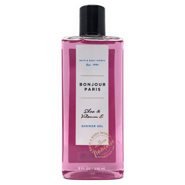 Bath & Body Works 8 Ounce Shower Gel Bonjour Paris