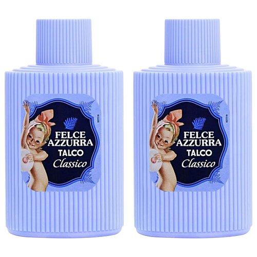 Paglieri:"Felce Azzurra" Talcum Powder, Classic Scent - 5.29 Ounce (150g) Bottles (Pack of 2) [ Italian Import ]