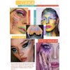 BERVEAL 40 Colors Glitter Sparkle Eyeshadow Palette Glitter Glue Pallete Eyeshadow Face Paint Glitter, White Silver Colorful Sparkly Eye Makeup
