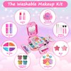 Topsolid Kids Makeup Kit for Girl, Real Washable Makeup for Kids with Mirror, Kids Makeup Sets for Girls 5-8, Princess Toys Cosmetic Set, Christmas & Birthday Gifts Toys for 3 4 5 6 7 8 Year Old Girls