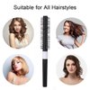 STYLANCE Round Brush, Small Hair brush for Short & Hair Length, Professional Barber Hair Roller, Perfect to Style, Works great with Wax, Clay, Beard Balm