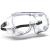 EinKau 1 Pcs Anti-Fog Indirectly Vented Lab Safety Goggles Over Glasses,Clear Chemistry Splash Proof Science Goggles Wide-Vision Adjustable Protective Chemical Soft Lightweight