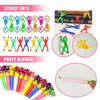 BANBALLON Unicorn Party Favors Unicorn Figures Goodie Rainbow Elastic Ball Bracelets Stickers Gifts Pinata Filler Bulk Toys for Unicorn Party Girl Kid Birthday Party Stuffers Supplies (Style 01)