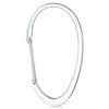 Silver Shower Curtain Rings, Rustproof Shower Curtain Hooks for Bathroom, ZESLMG Chrome Decorative Shower Hooks Rings for Shower Curtain Rod Hangers, Set of 12