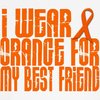 CafePress I Wear Orange for My Best Friend 16 Dog T Shirt Dog T-Shirt, Pet Clothing, Funny Dog Costume