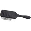 Wet Brush Paddle Detangler Hair Brush Black with Soft Bristles, Perfect Hair Brush for Men, Women and Kids, Detangler for All Hair Types - Blackout