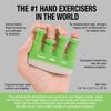 Prohands VIA Hand Exerciser, Finger Exerciser (Hand Grip Strengthener), Spring-Loaded, Finger-Piston System, Isolate and Exercise Each Finger, (2 lb X-Light Tension, Green-Via)