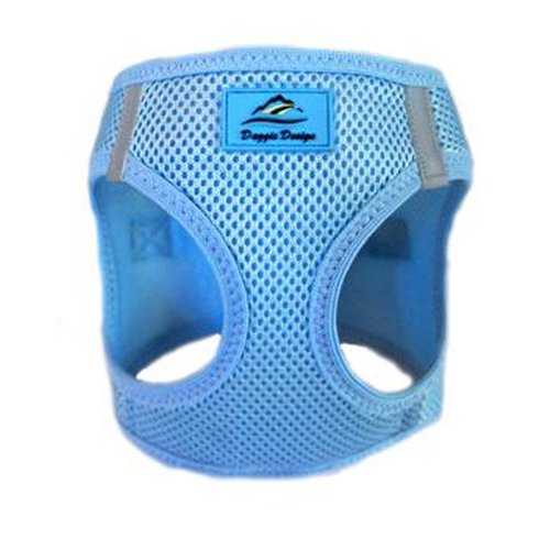 DOGGIE DESIGN American River Ultra No Choke Dog Harness (XS, Light Blue)