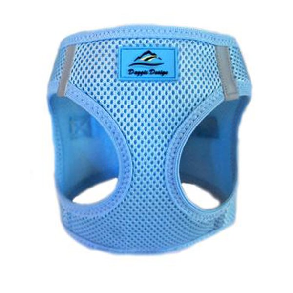 DOGGIE DESIGN American River Ultra No Choke Dog Harness (XS, Light Blue)
