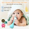 alilo Smart Bunny Baby Rattle Musical Light Up Toys, Infants Newborns Baby Toys 0-3-6-12-18-24 Months,1 Year Old Baby Gifts, 4 Music Modes and Color Recognition Function with 9 Color Card