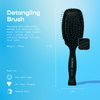 Gimme Beauty - Medium Hair Brush - Damage-Free Detangling Hair Brush for All Hair Types - Soft Bristle Brush with Anti-Static & Heat Resistant Nylon Bristles